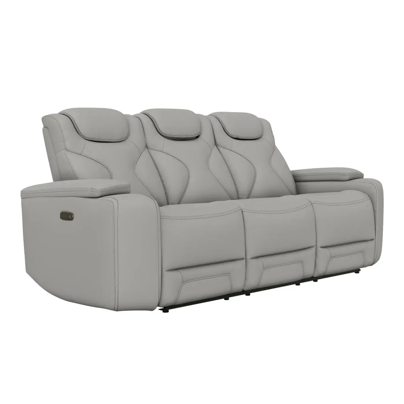 New Jet Leather Motion Sofa & Loveseat Set Living Room Sets|Reclining Furniture