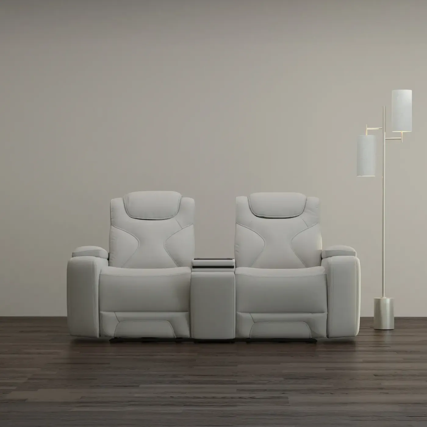 Clearance Jet Zero G Power Loveseat with Power Headrest & Power Cooler Reclining Furniture
