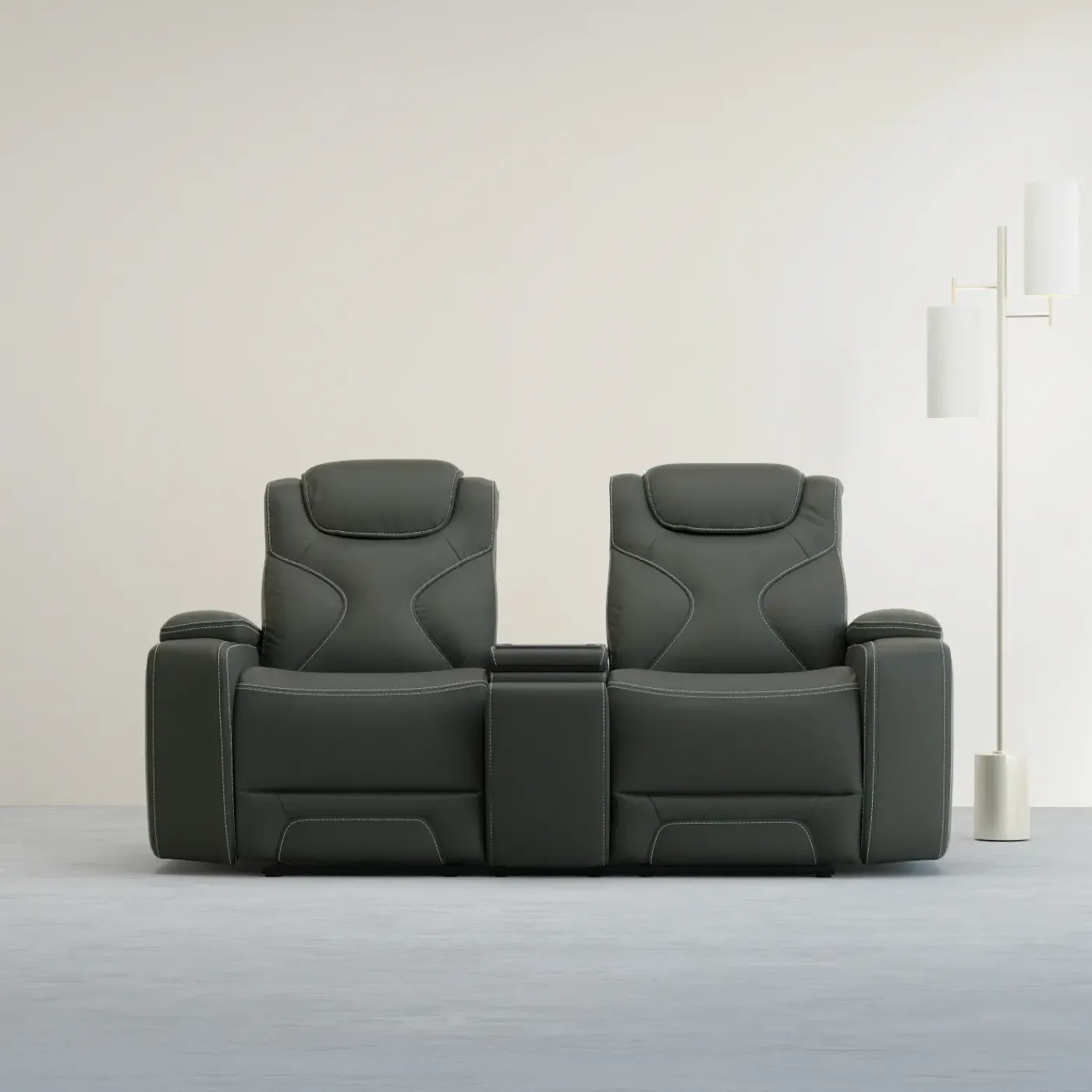 Discount Jet Zero G Power Loveseat with Power Headrest & Power Cooler Loveseats|Reclining Furniture