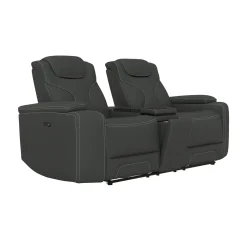 Discount Jet Zero G Power Loveseat with Power Headrest & Power Cooler Loveseats|Reclining Furniture