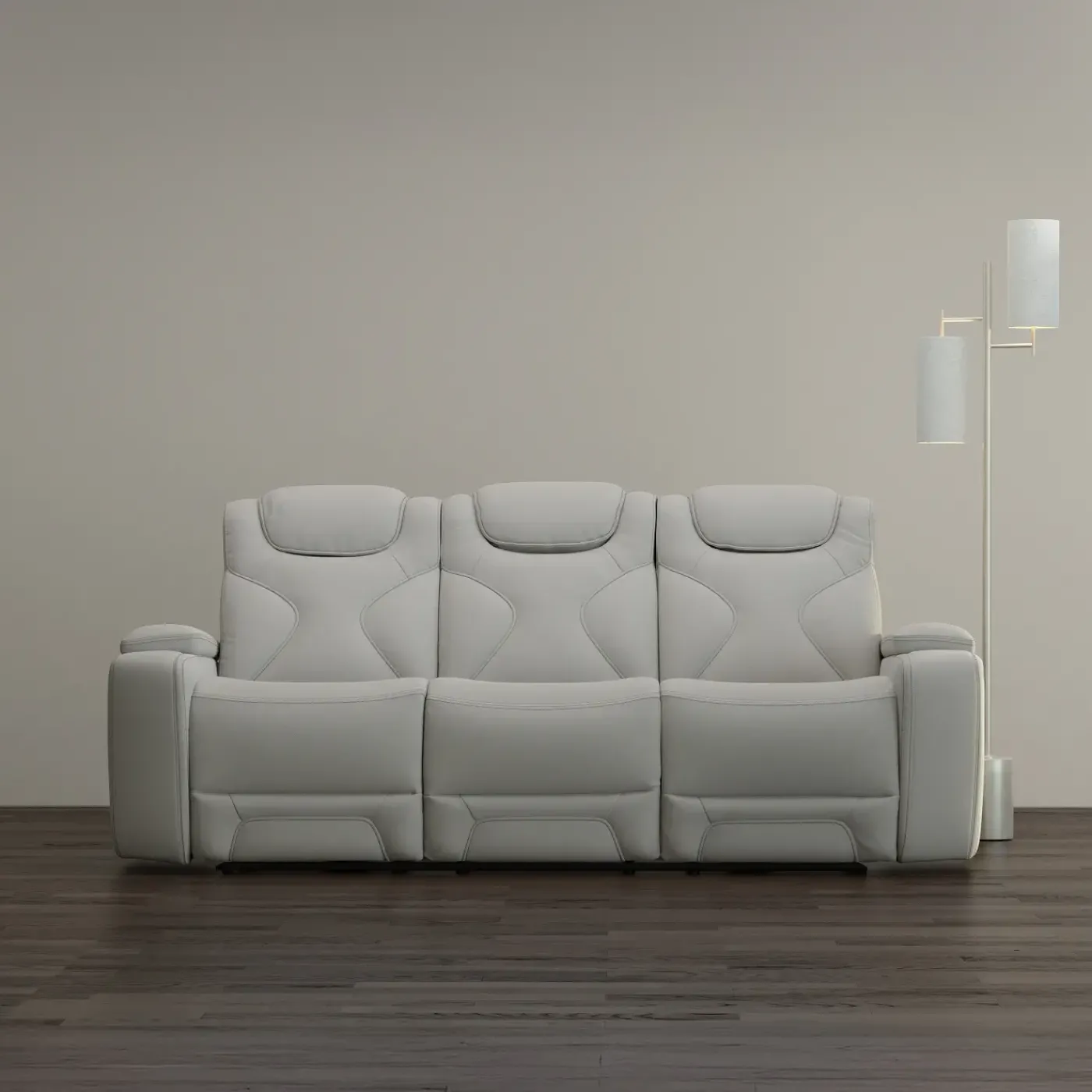 New Jet Zero G Power Sofa with Power Headrest & Dropdown Table Reclining Furniture|Leather Sofas