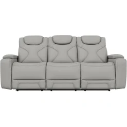New Jet Zero G Power Sofa with Power Headrest & Dropdown Table Reclining Furniture|Leather Sofas