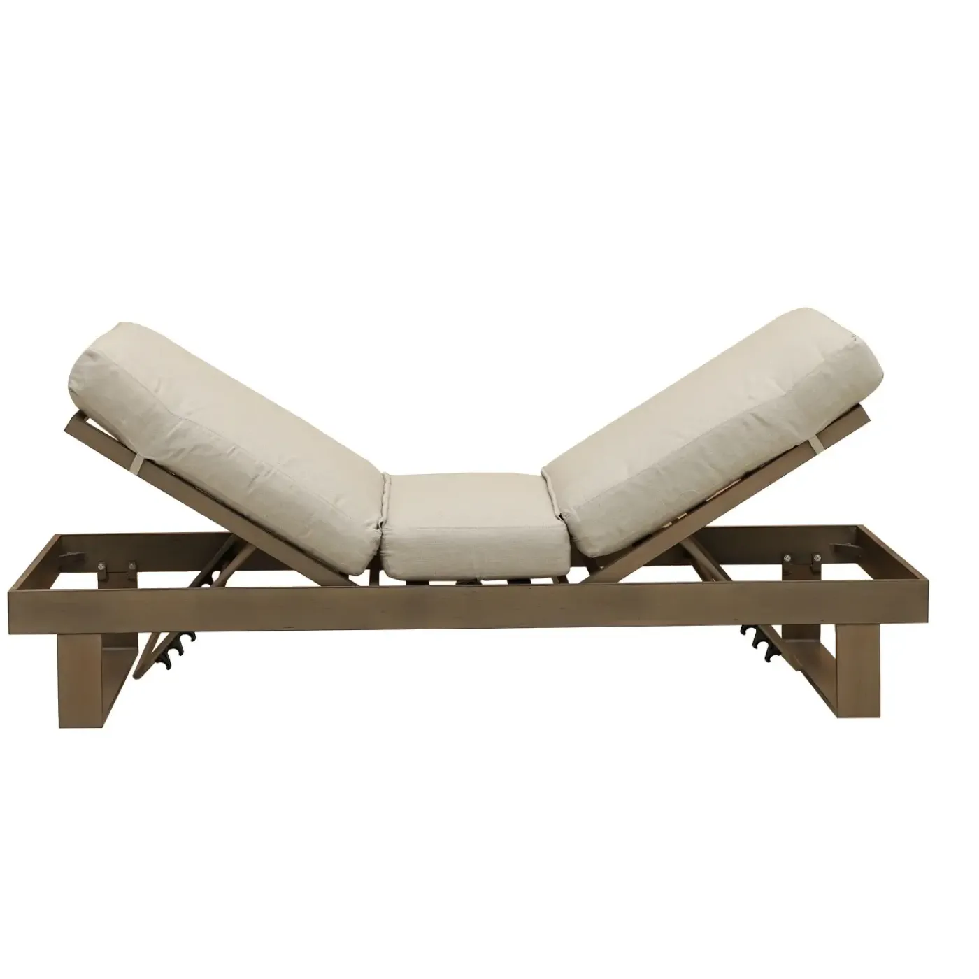 Outlet Lahaina Double Sided Chaise Lounge Outdoor Seating