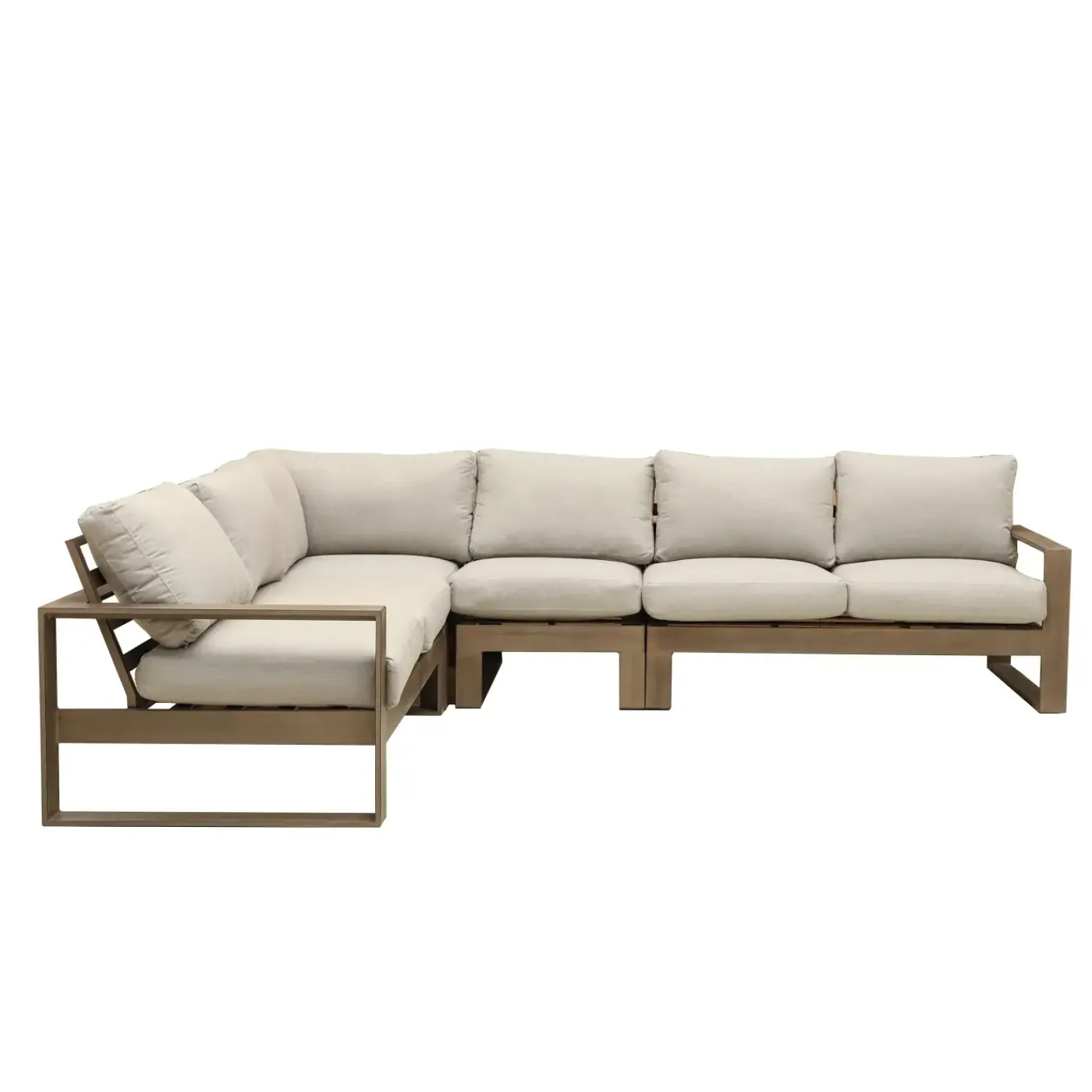 Sale Lahaina Outdoor Seating Set 4pc Sectional: LAF Loveseat, RAF Loveseat, Corner & Armless Chair Outdoor Seating