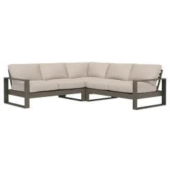 New Lahaina 3pc Sectional: LAF Loveseat, RAF Loveseat & Corner Outdoor Seating|Outdoor Furniture Sets