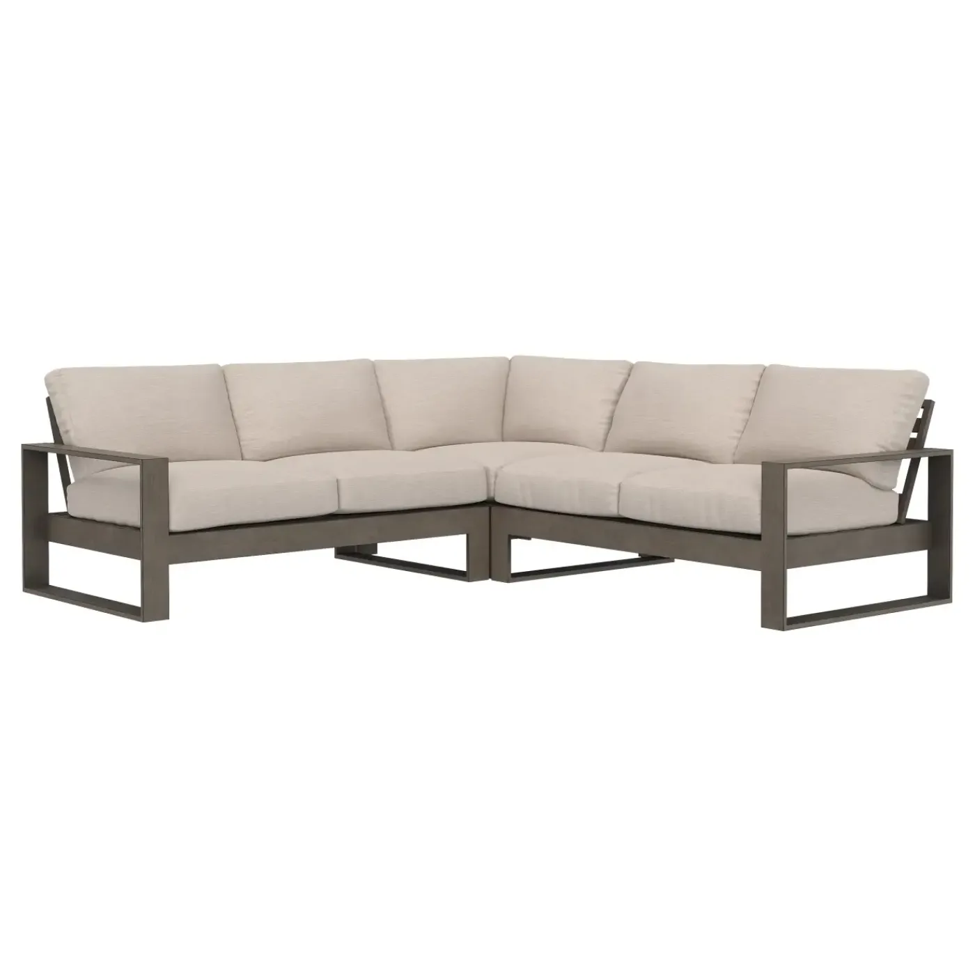 New Lahaina 3pc Sectional: LAF Loveseat, RAF Loveseat & Corner Outdoor Seating|Outdoor Furniture Sets
