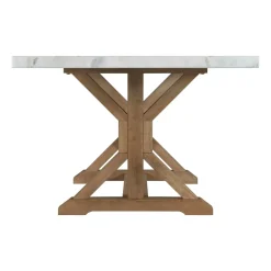 Clearance Lakeside Rectangular Marble Top Dining Table Dining Tables