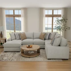 Sale Landon 3pc Left Chaise Sectional Living Room Sets|Sectionals