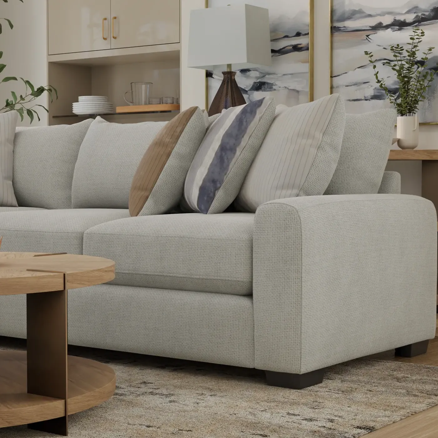 Sale Landon 3pc Left Chaise Sectional Living Room Sets|Sectionals