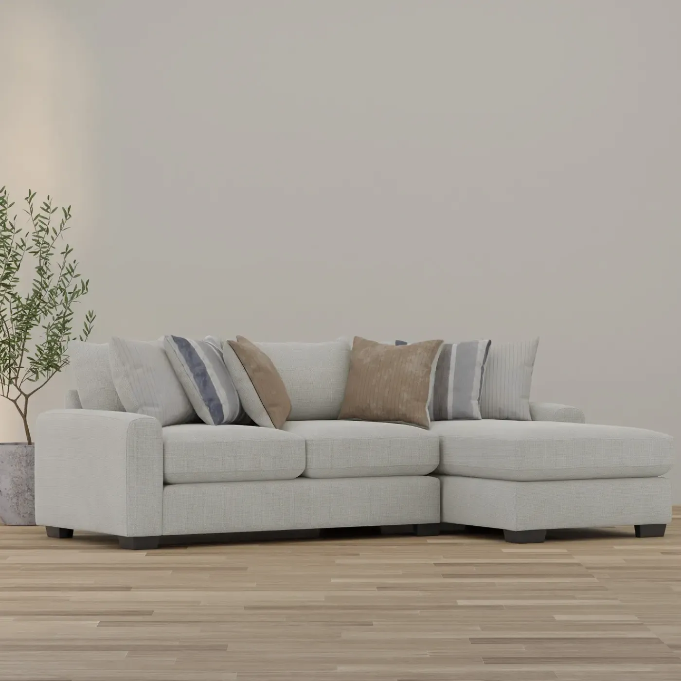 Hot Landon 2pc Right Chaise Sectional Sectionals