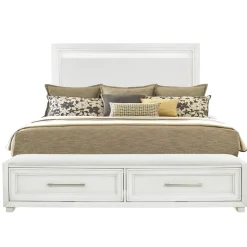 New Laurel California King Bench Storage Bed King Beds