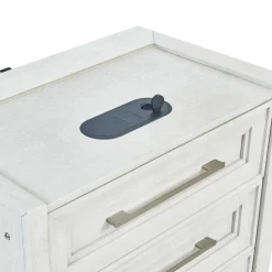 Clearance Laurel Eastern King Panel Bed, Dresser, Mirror & Nightstand Bedroom Sets