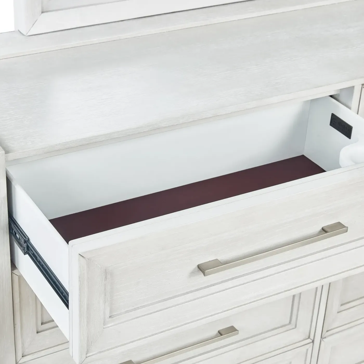 Clearance Laurel Eastern King Panel Bed, Dresser, Mirror & Nightstand Bedroom Sets