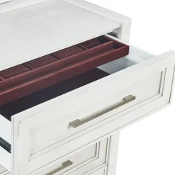 Clearance Laurel Eastern King Panel Bed, Dresser, Mirror & Nightstand Bedroom Sets