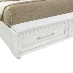 Laurel King Bench Storage Bed King Beds