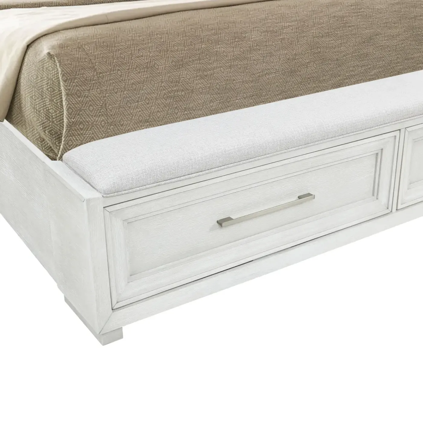 Laurel King Bench Storage Bed King Beds