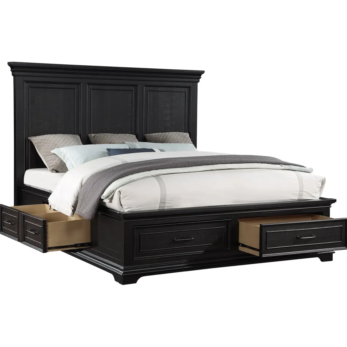 Sale Legion Ebony Storage Bedroom Set Bedroom Sets