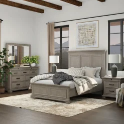 New Legion Gray Panel Bedroom Set Bedroom Sets