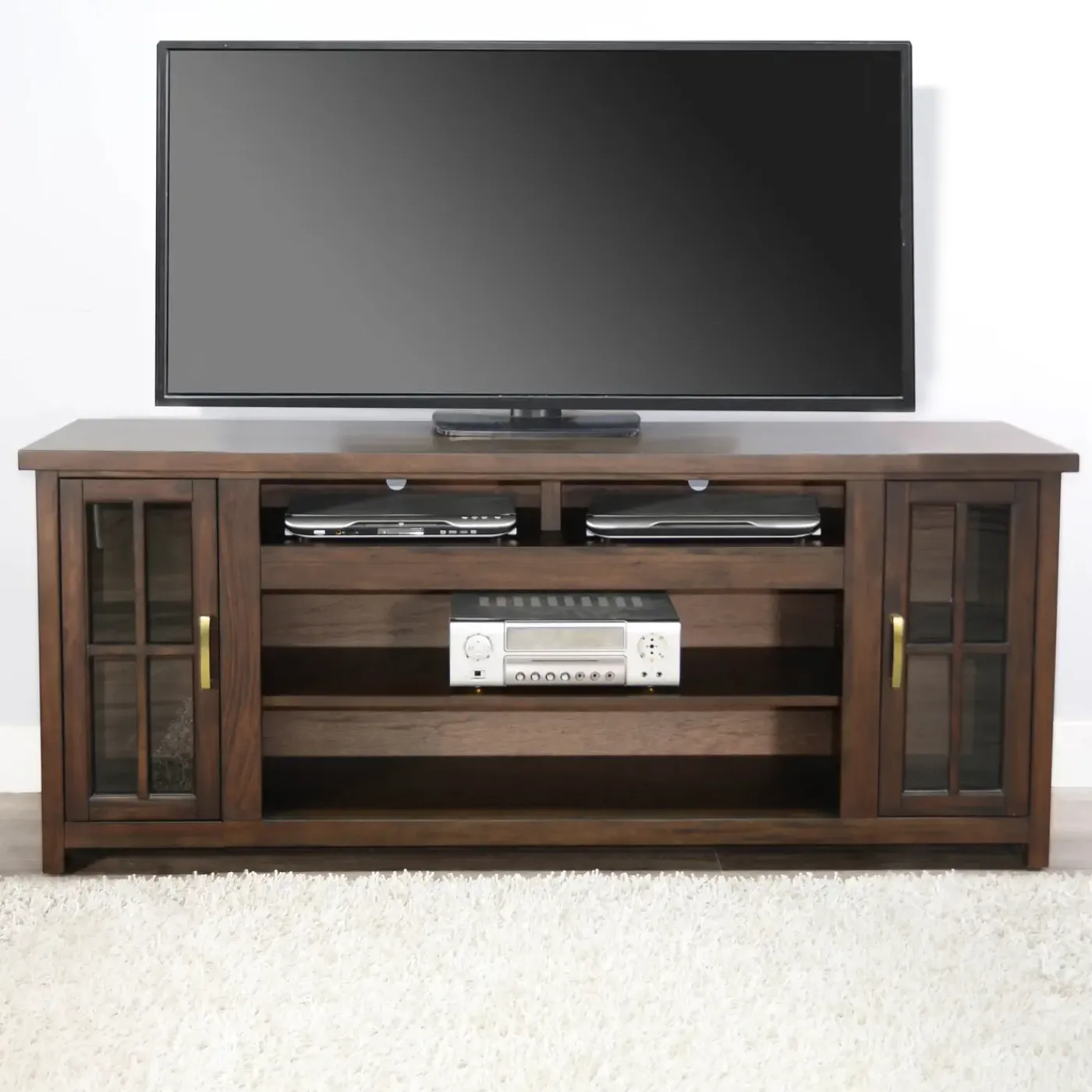 New Levi Media Console & Crystal Fire Insert Electric Fireplaces