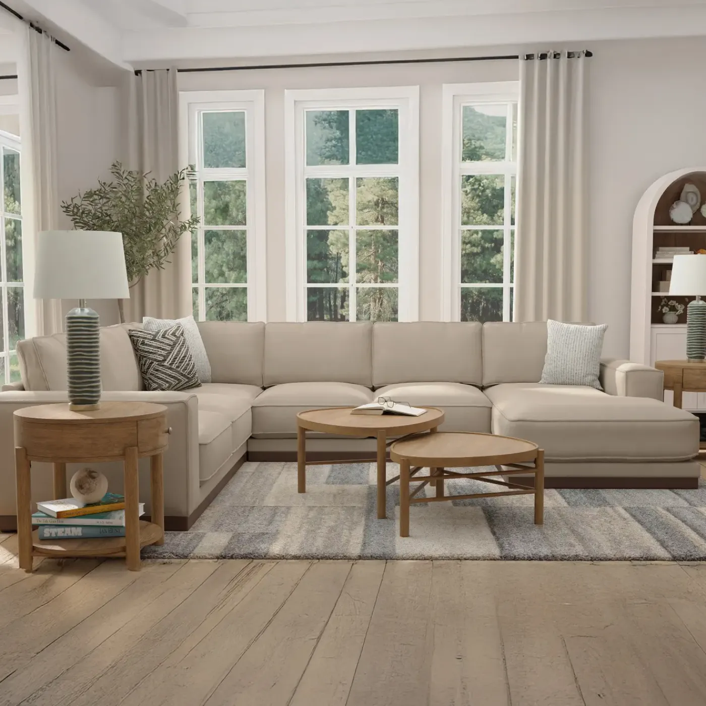 Clearance Logan 4pc Sectional Living Room|Living Room Sets