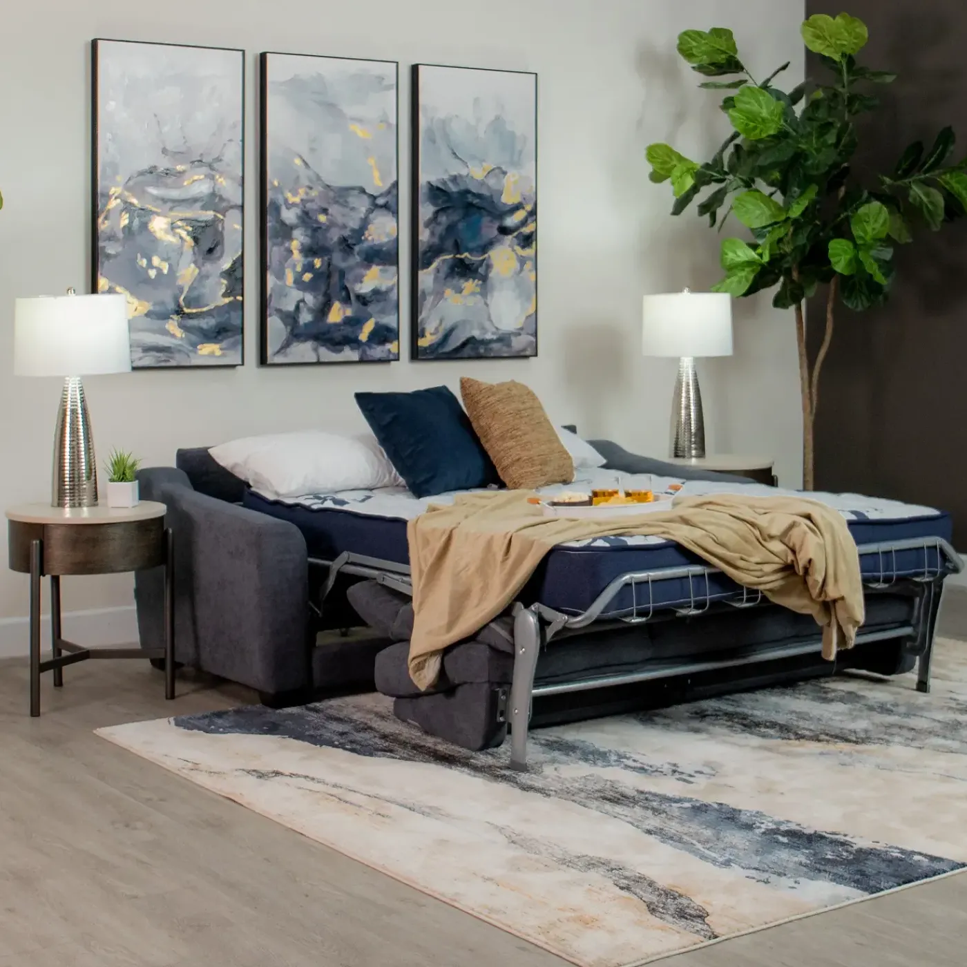 Hot Luca Stearns & Foster Queen Sleeper Sofa with 8" Mattress Sofas & Couches|Sleeper Sofas