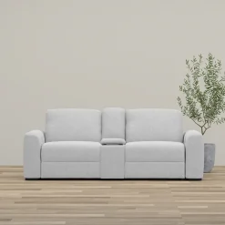 New Luna 3pc Reclining Console Love Loveseats|Reclining Furniture