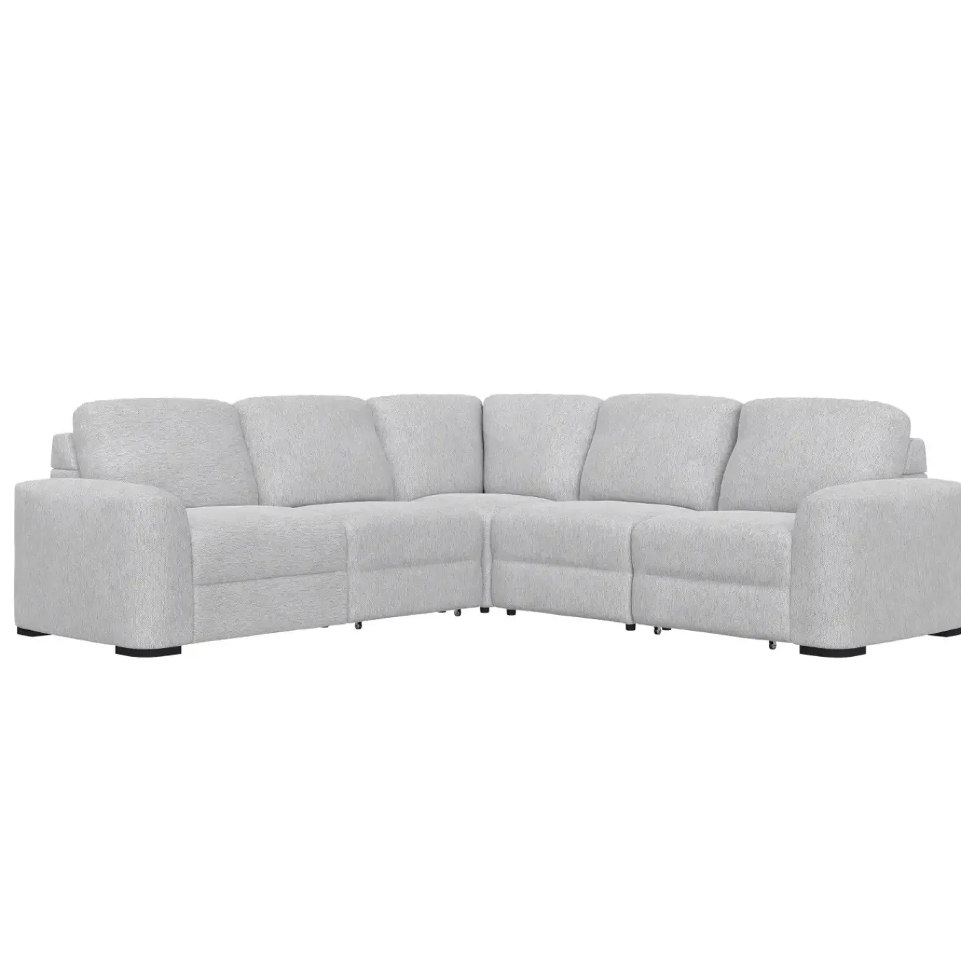 Best Luna 5pc Reclining Sectional Living Room Sets|Sectionals