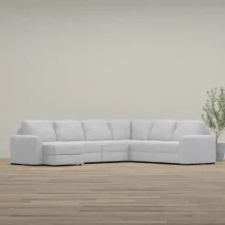 Discount Luna 6pc Sectional with LAF Chaise Living Room Sets|Sectionals