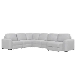 Discount Luna 6pc Sectional with RAF Chaise Living Room Sets|Sectionals