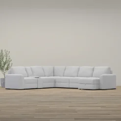 Luna 7pc Sectional with RAF Chaise Living Room Sets|Sectionals
