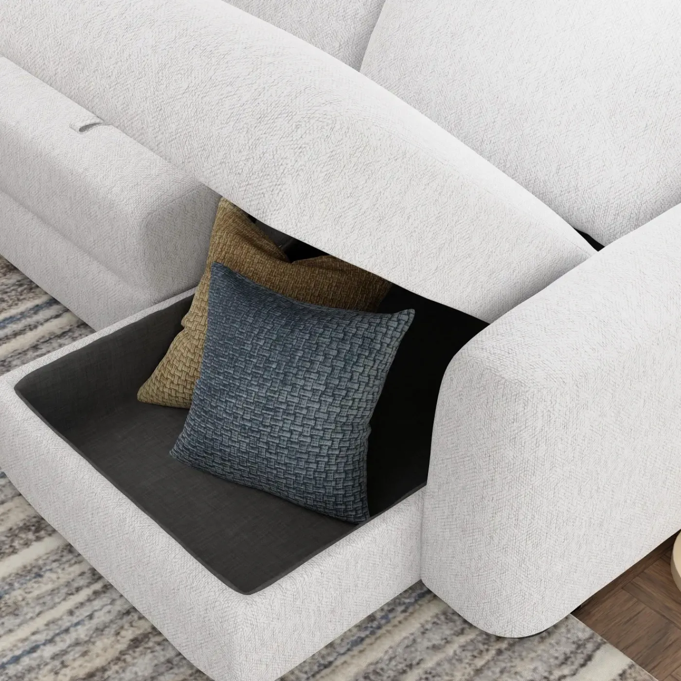 Luna 7pc Sectional with RAF Chaise Living Room Sets|Sectionals