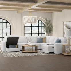 Discount Luna Power Sectional Living Room Sets|Sectionals