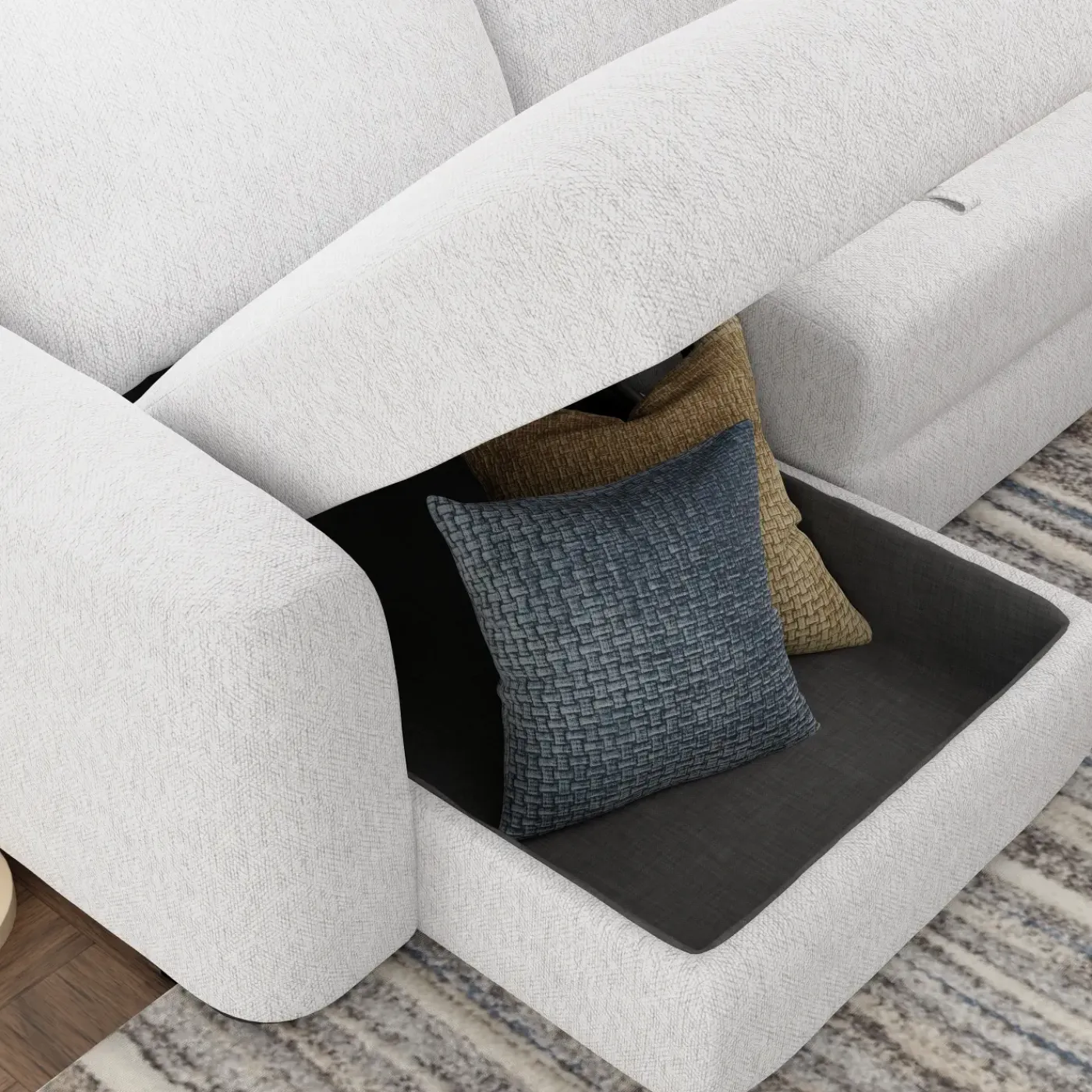 Discount Luna Power Sectional Living Room Sets|Sectionals