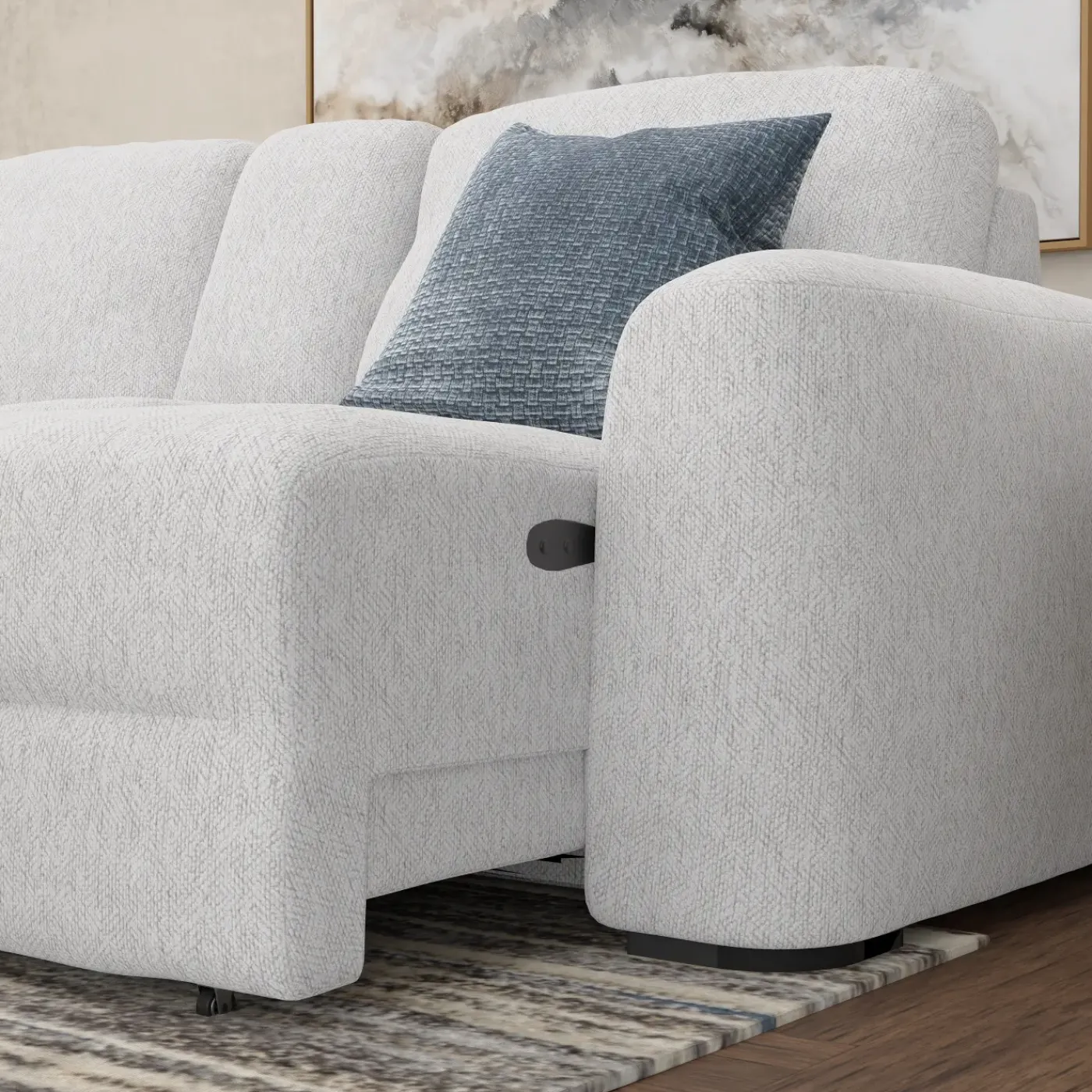 Discount Luna Power Sectional Living Room Sets|Sectionals