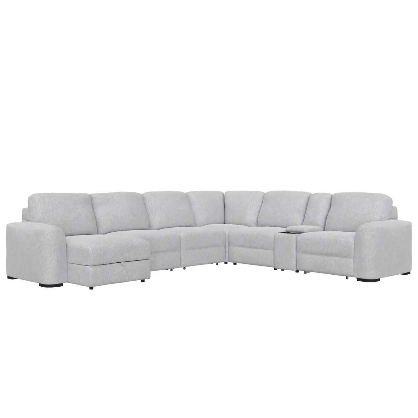 Discount Luna Power Sectional Living Room Sets|Sectionals