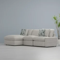 Lush 3pc Power Left Sofa Chaise Living Room Sets|Sectionals