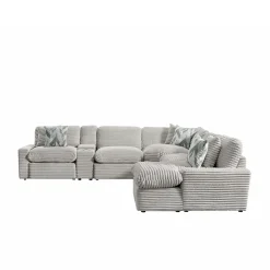 New Lush 6pc Right Chaise Power Sectional Living Room Sets|Sectionals