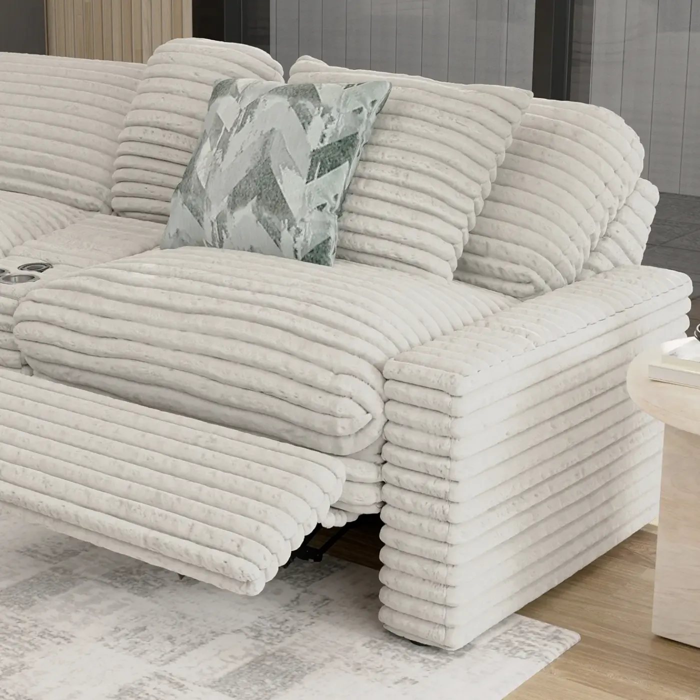 Online Lush Power Loveseat with Console Loveseats|Reclining Furniture