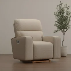 Clearance Maddox Power Rocker Recliner with Lumbar Chairs|Recliners