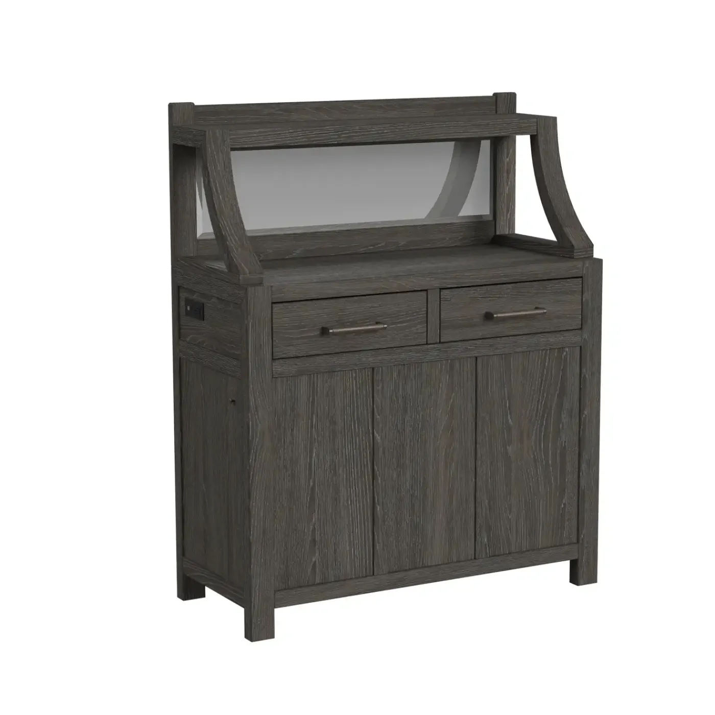Best Madison Buffet Hutch with Mirror Buffets & Servers