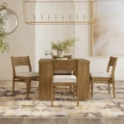New Madison Dining Table & 4 Chairs Dining Room Sets