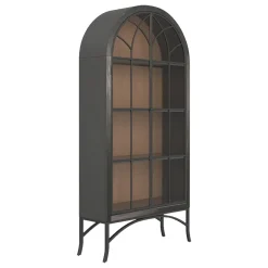 Best Marbella-New! Cabinet with Glass Doors Bookcases & File Cabinets