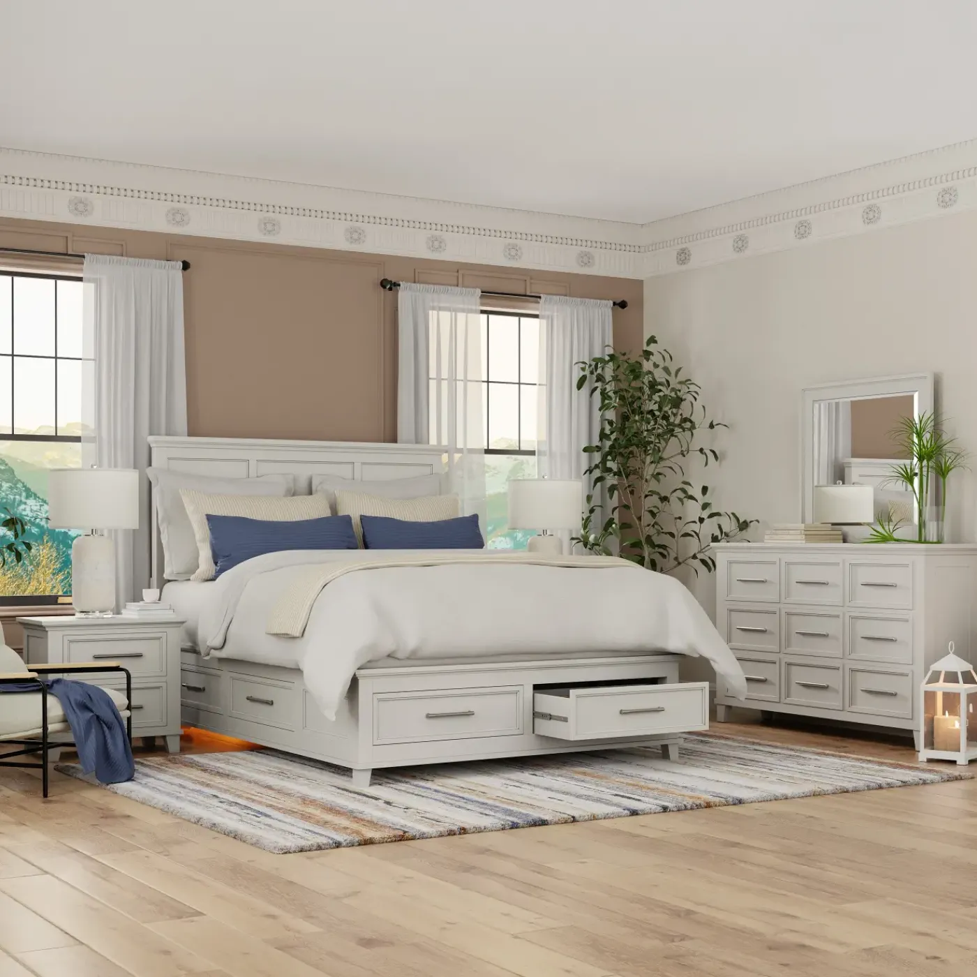 Hot Mayfair Storage Bedroom Set Bedroom Sets