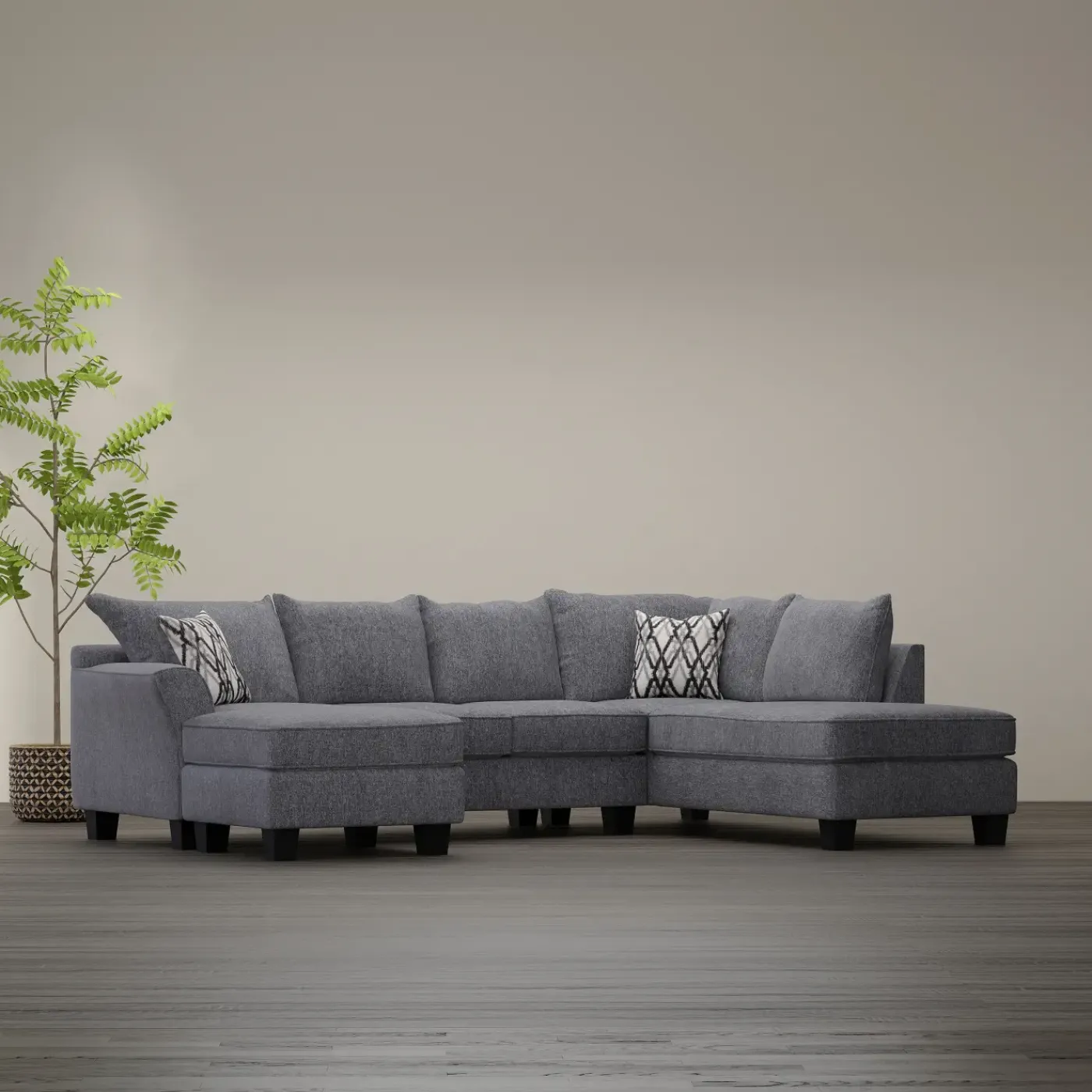 Discount Miller 2pc Sectional Living Room Sets|Sectionals