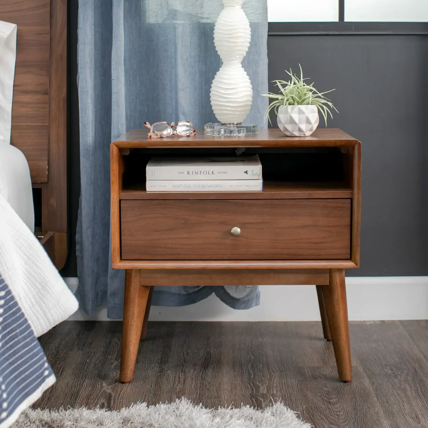 Outlet Minetta California King Loft Bed, Dresser, Mirror, Nighstand All Modern Living Items|Bedroom