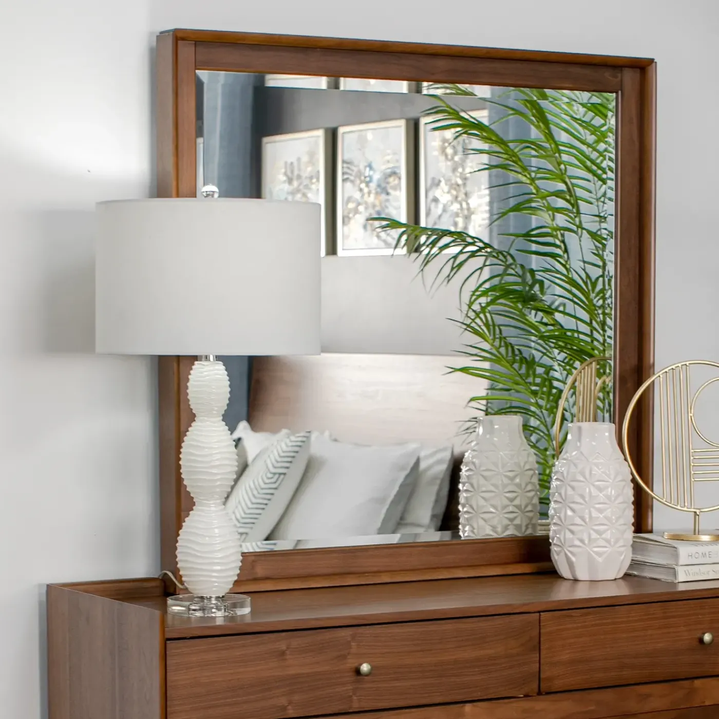 Outlet Minetta California King Loft Bed, Dresser, Mirror, Nighstand All Modern Living Items|Bedroom
