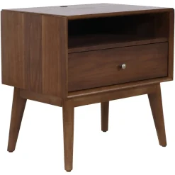 Hot Minetta 1 Drawer Nightstand with USB All Modern Living Items|Bedroom