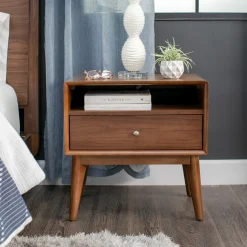 Hot Minetta 1 Drawer Nightstand with USB All Modern Living Items|Bedroom