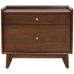 Hot Minetta 2 Drawer Nightstand With USB All Modern Living Items|Bedroom