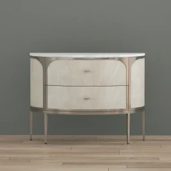 Online Modern Mood Two Drawer Demilune Nightstand All Premier Items|Bedroom